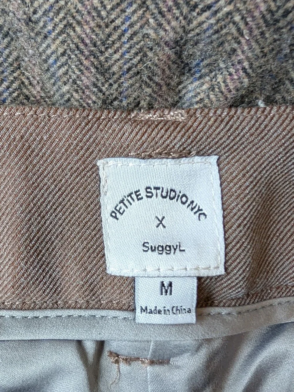 Petite Studio NYC X SuggyL Wool Reign Pants